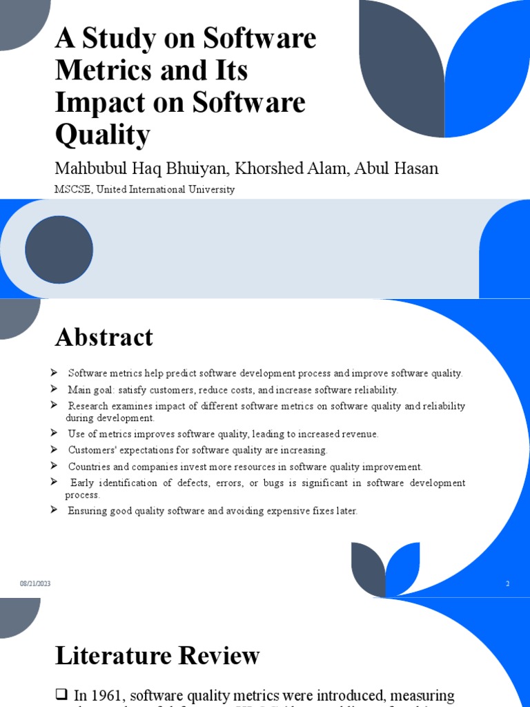 A Study On Software Metrics and Its Impact | PDF