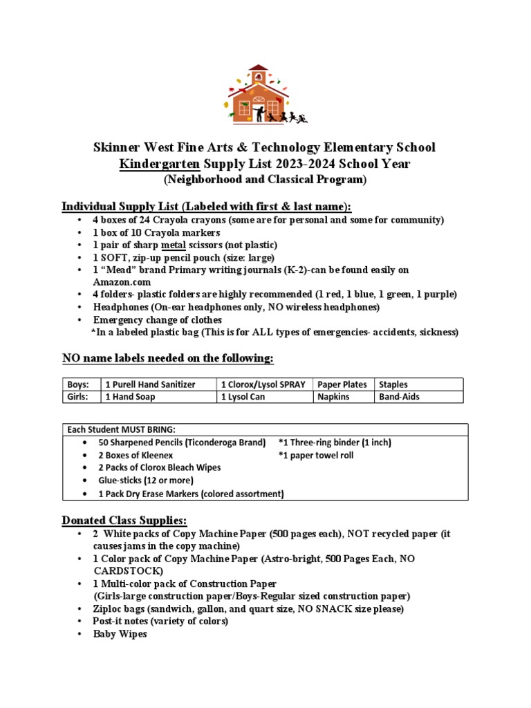 Is Your Child Ready The Official Nnps 2024 2025 Supply List - odbaqw1