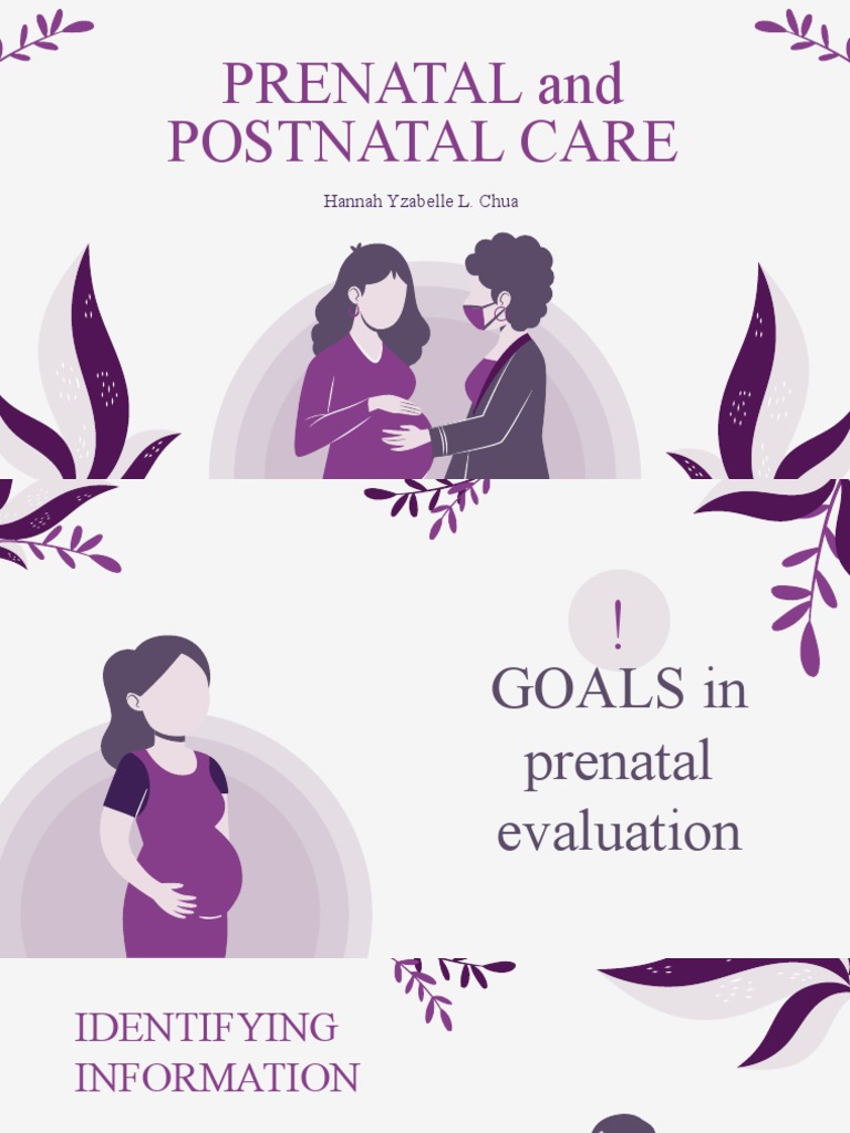 Prenatal and Postnatal Care Overview | PDF | Pregnancy | Postpartum Period