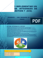 Cómo IMPLEMENTAR UN Sistema Integrado de Gestion 1