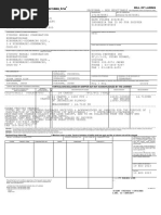 Bill of Lading: Semarang, Indonesia Semarang, Indonesia Sinar Sanur 022N Yokohama, Japan Yokohama, Japan