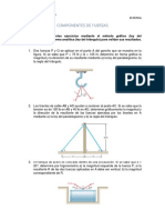 Tarea - Componentes de Fuerzas