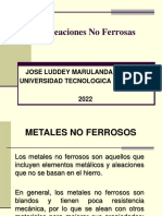 Aleaciones No Ferrosas