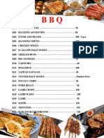 BBQ New Menu