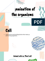 Biology - Unit 2 Organisation of The Organisms