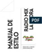 Manual de Estilo - Radio Mix La Piedra
