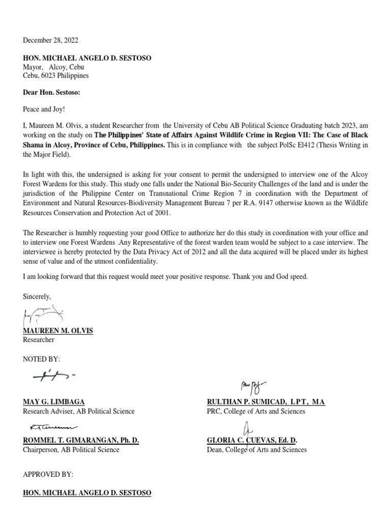 Ms. Olvis Transmittal | PDF