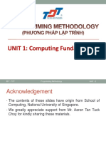 Unit1 Computing Fundamentals
