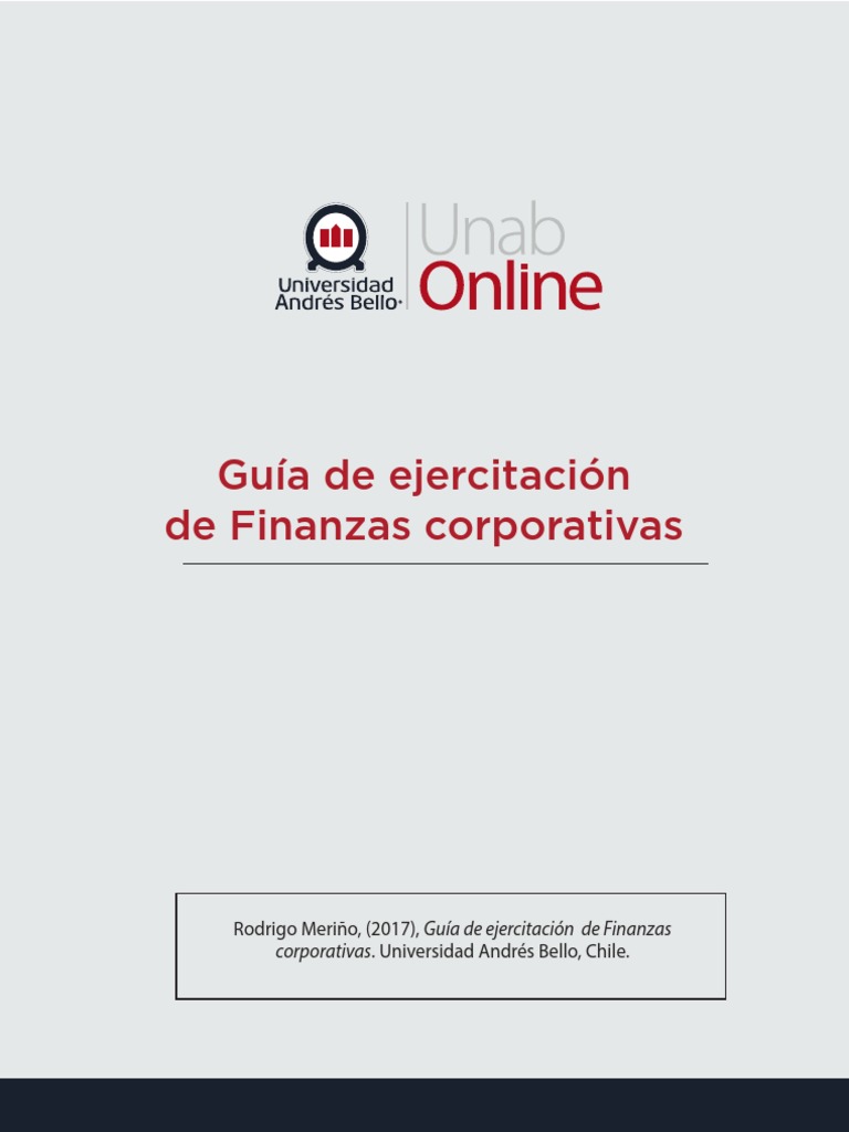 Ejercicios de Finanzas Corporativas | PDF | Apalancamiento (Finanzas ...