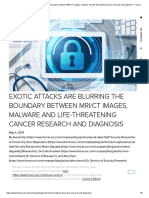 Exotic Attacks MRI - CT Images Malware in Diagnosis - Forescout