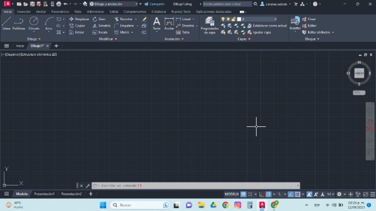 AutoCAD Pantalla Principal | PDF