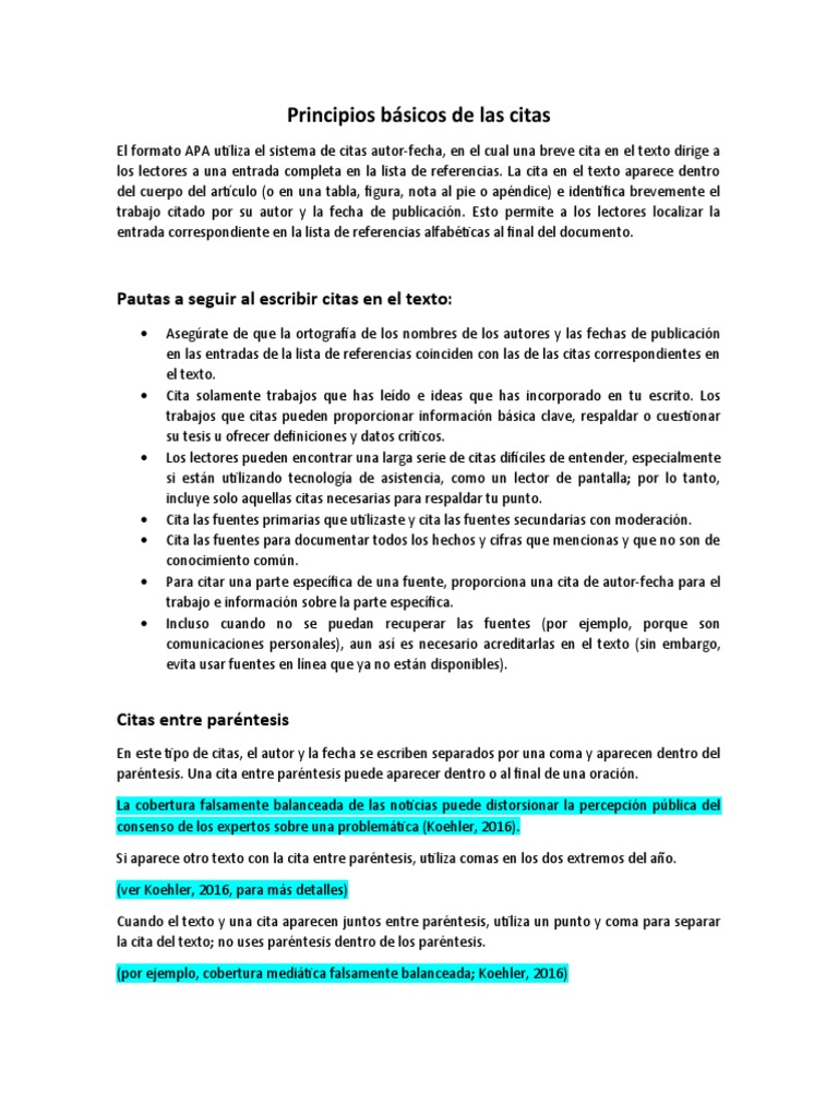 Guía de citas en formato APA 7 | PDF | Sexismo | Empatía