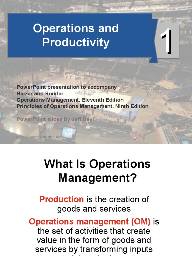 Operations Management Overview Guide | PDF