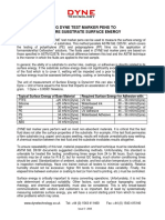 User Instructions Dyne Test Pens