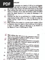 Open Channel Flow Problem Solutions | PDF | Applied And ...