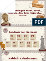 Perbedaan Novel, Novel Sejarah, Dan Teks Sejarah