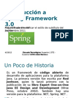 Introducción a Spring Framework 3
