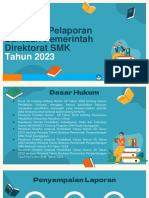 Pedoman Pelaporan Bantuan Pemerintah Direktorat SMK Tahun 2023