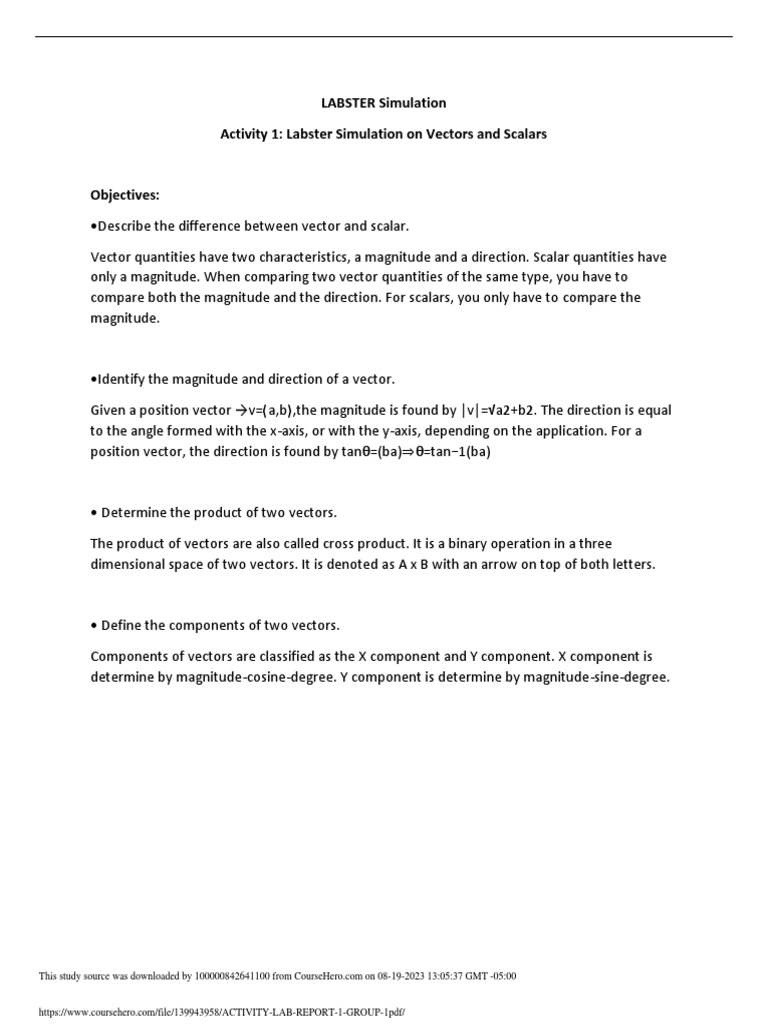 Physics Simulation for Students | PDF