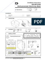 EM-MPO/350 Multi-Parameter Electricity Meter: Important: Retain These Instructions