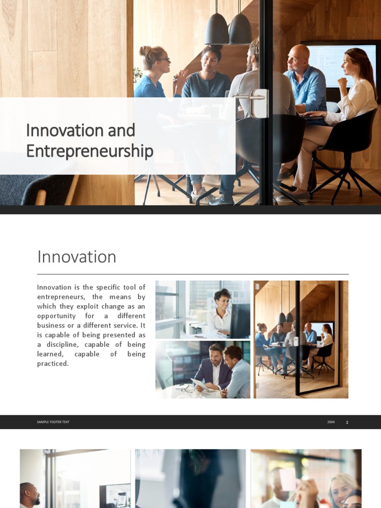Lesson 6 Innovation And Entrepreneurship Pdf Innovation