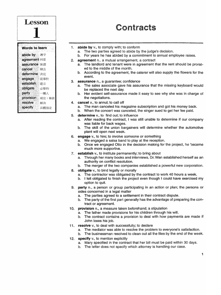 Barrons 600 essential words for the toeic lesson 1 to 5 pdf