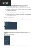 Datatypes in Python