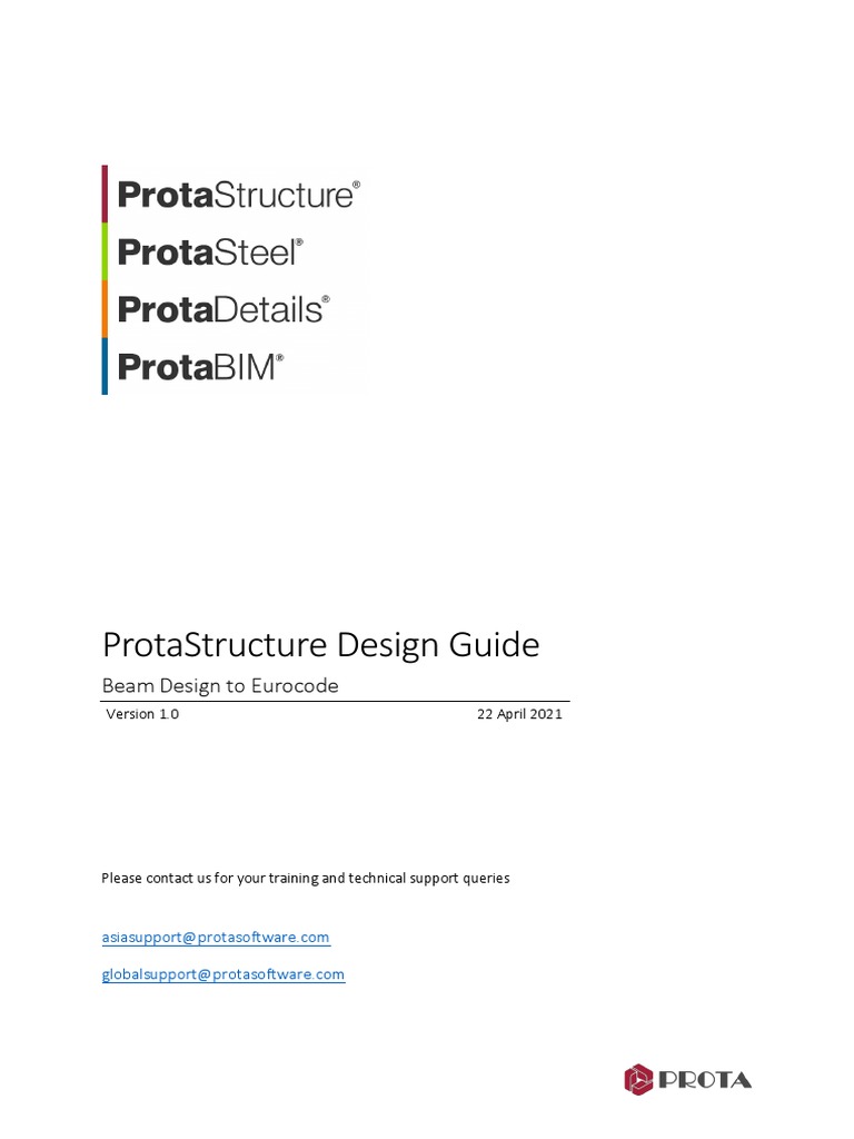 Protastructure Design Guide Beam Design To Eurocode v1 0 | PDF ...