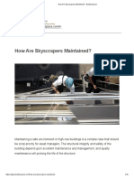 How Are Skyscrapers Maintained - BuilderSpace