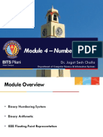 Module 4 - Number System and IEEE Floating Point Representation