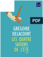 Gregoire Delacourt - Les Quatre Saisons de L Ete