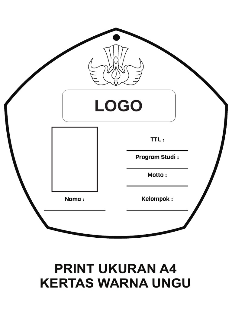 Template Id Card Peserta Poster x | PDF