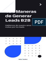 101 Maneras de Generar Leads B2B. 2.0