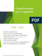 Československo - První Republika 2019