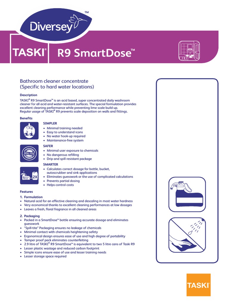 Taski r9 Smart Dose | PDF