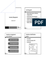 Inventory Management 4 Dec 2017