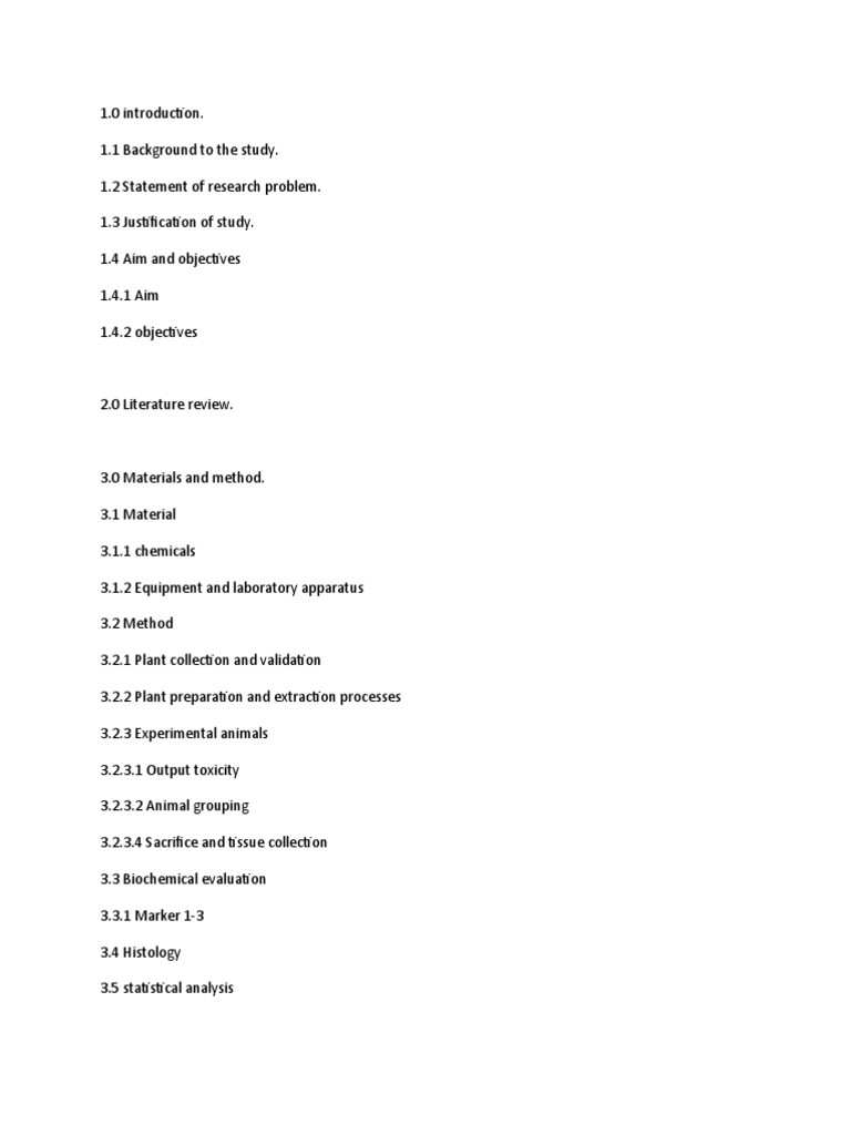 Project Outline | PDF