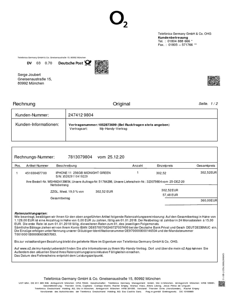 Rechnung (Autosave) | PDF