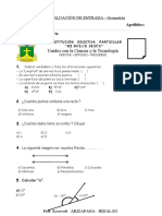 Examen de Entrada - 4to