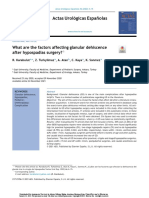 Actas Urol Ogicas Espa Nolas: What Are The Factors Affecting Glanular Dehiscence After Hypospadias Surgery?