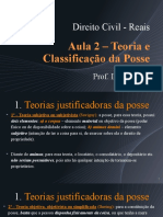 AULA 02 Teoria e Classificação Da Posse-1