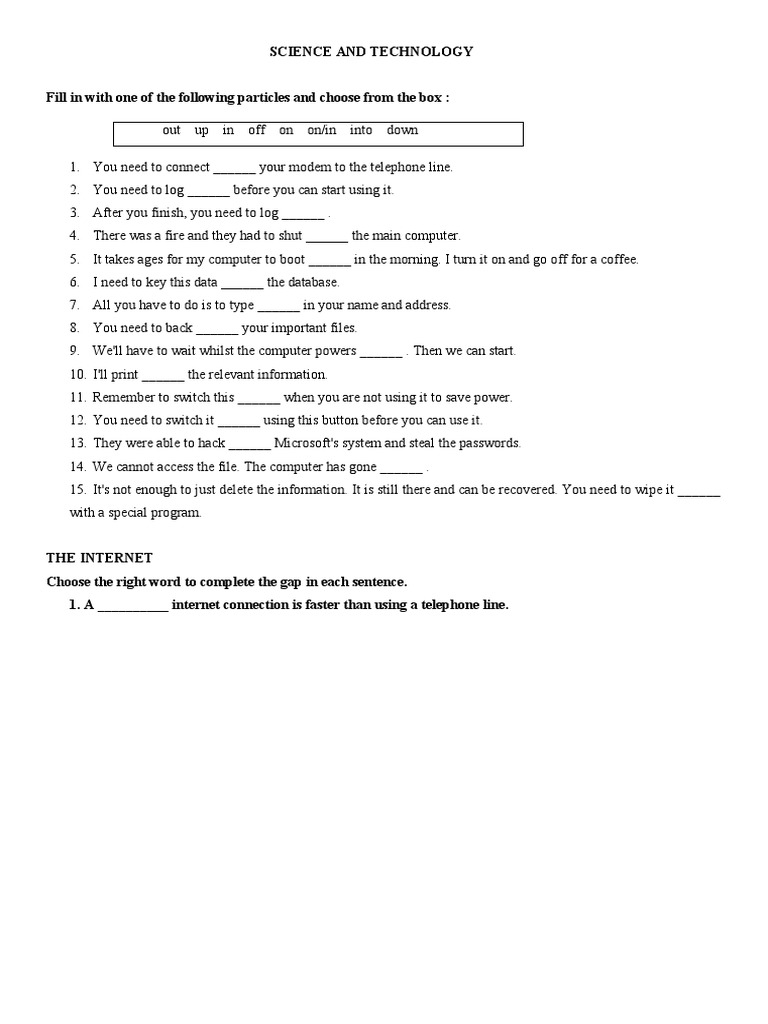 Science Technology Beginners Ss Pdf Internet Access Internet