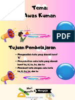 Pertemuan 1 (Suku Kata Dari Huruf K)