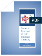 General Protocol of ICU Physical Therapy