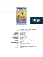Called To Care A Training Manual For Small Group Leaders (Palmer Becker) 1993 (Z-Library)