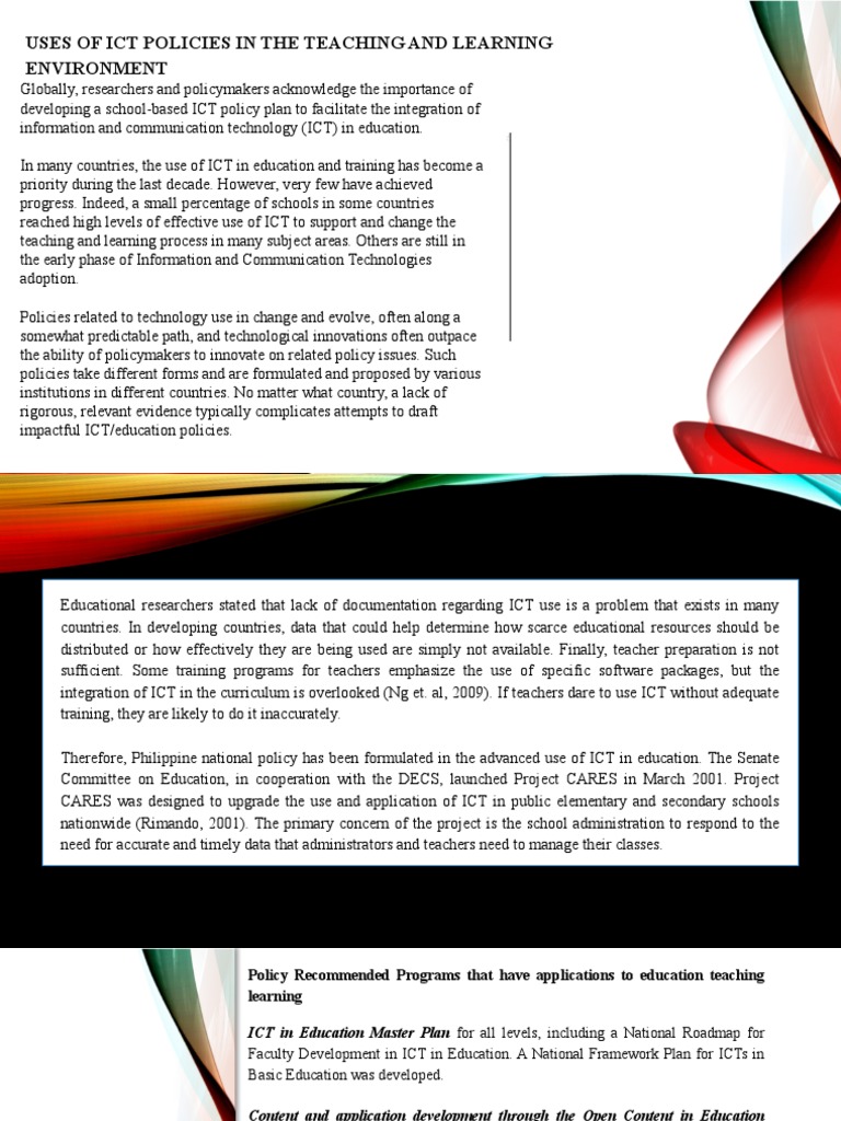 module-4-uses-of-ict-policies-in-the-teaching-and-learning-environment