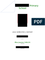 sample student report 