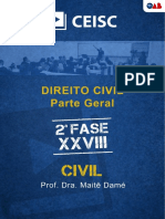 E-book - Direito Civil - Parte Geral (Prof. Dra. Maitê Damé)