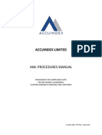 Aml Procedures Manual