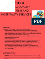 Chapter 3 Specifying Quality For Tourism and Hospitality Services